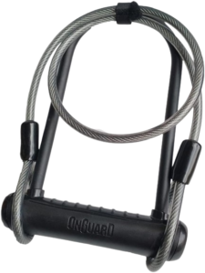 Cadeado Onguard Neon 8154 U-lock Preto Cabo Bike Moto Bicicleta
