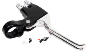 MBP Alavanca de freio de liga de bicicleta de tração dupla - Destro para uso de ambos os freios com uma mão - Bicicletas multiuso - Trike reclinado MTB Trail e mais