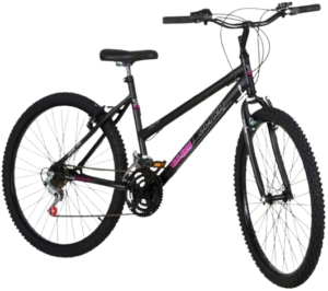 ULTRA BIKE Bicicleta Bikes Feminina Aro 26 – 18 Marchas Preto
