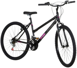 ULTRA BIKE Bicicleta Bikes Feminina Aro 26 – 18 Marchas Preto
