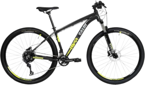 Caloi Bicicleta Moab Flex, Aro 29, Tamanho 19, Câmbio Microshift 20 Velocidades, Grafite