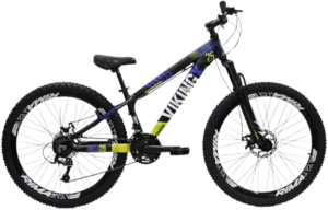 Bicicleta Aro 26 Viking Tuff x25 21 Marcha Quadro em Alumínio Freio a Disco