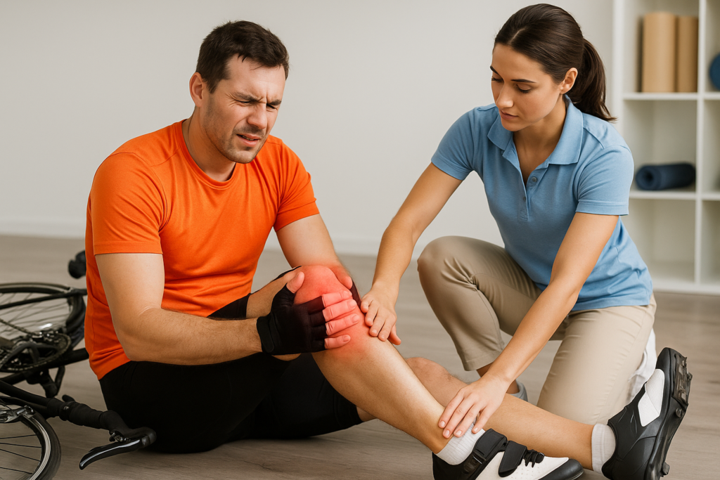 Exercícios de fortalecimento e fisioterapia