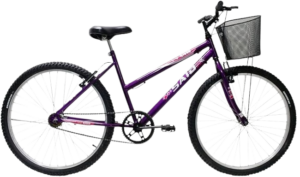 Bicicleta Aro 26 Feminina Mono Saidx Sem Marcha Com Cesta