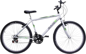 Bicicleta Aro 26 Quadro Aço 18 Marchas Rodas Alumínio Freio V-Brake Adulto Infantil