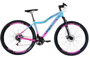Bicicleta Feminina Aro 29 Absolute Hera Alumínio 21v Freio a Disco Garfo Suspensão