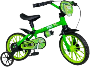 Bicicleta Infantil Aro 12 Rodinhas Suporta 21kg Dino Meninos Absolute Kids