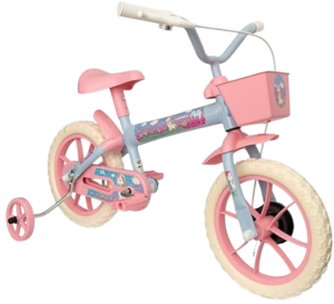 Bicicleta Infantil Verden Paty - Aro 12 com cestinha e rodinhas
